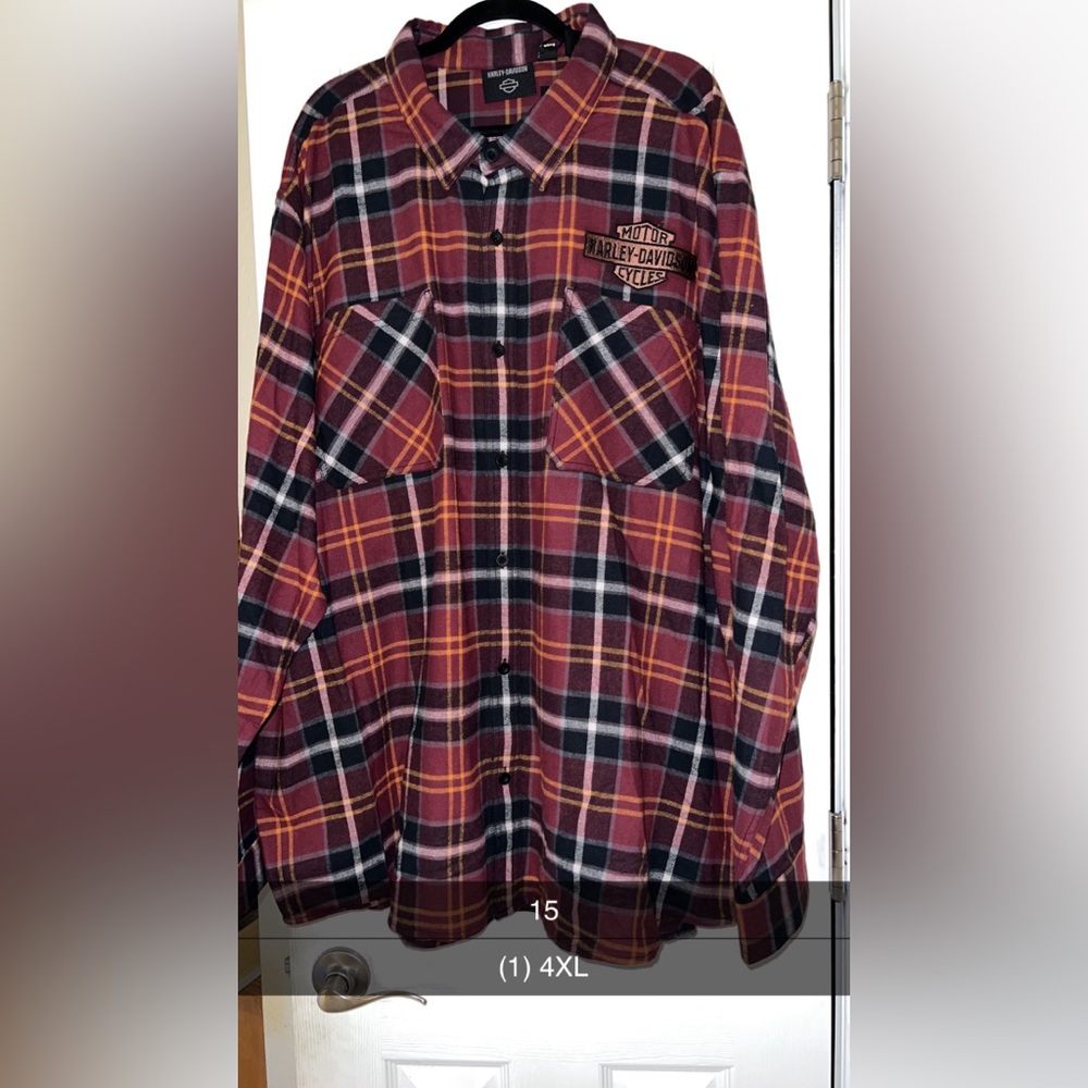 BNWT Harley Davidson Flannel
